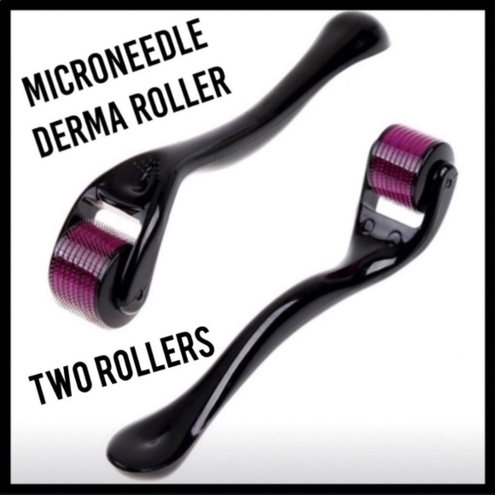 2 MICRONEEDLE ROLLERS✨SIZES 1.0 & 2.5✨TWO MICRONEEDLE DERMA ROLLERS-DIY‎